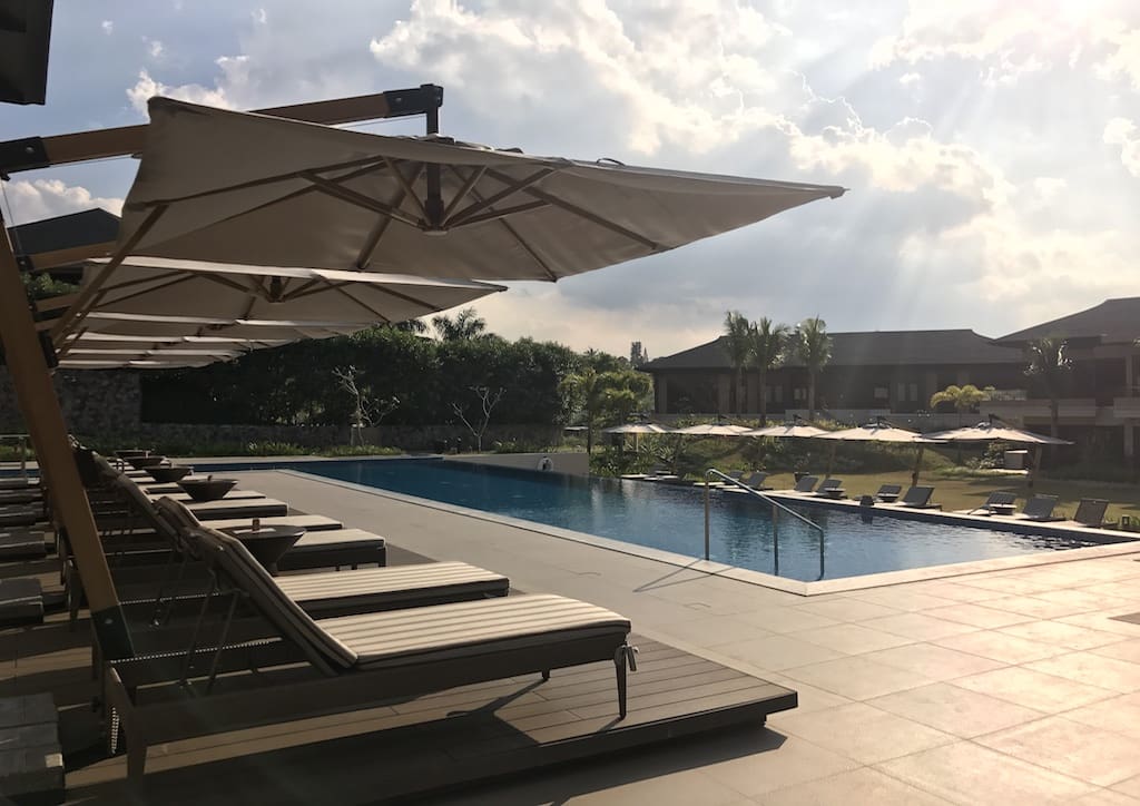 Relax in one of Anya's two pools the entire afternoon