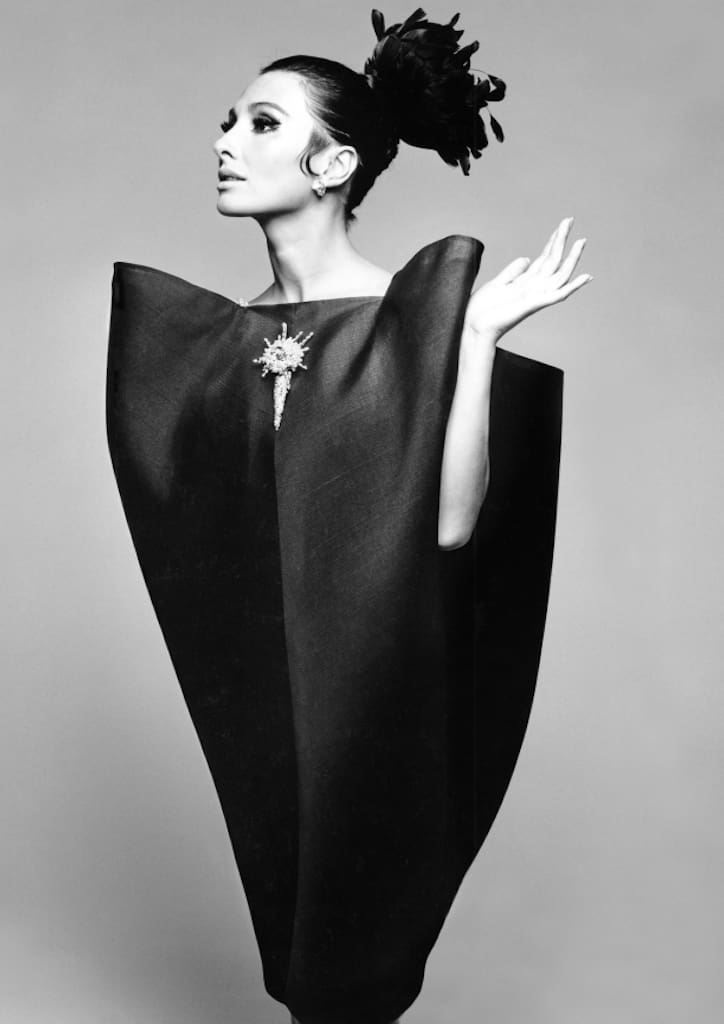 The Spanish designer was known for his avant-garde silhouttes