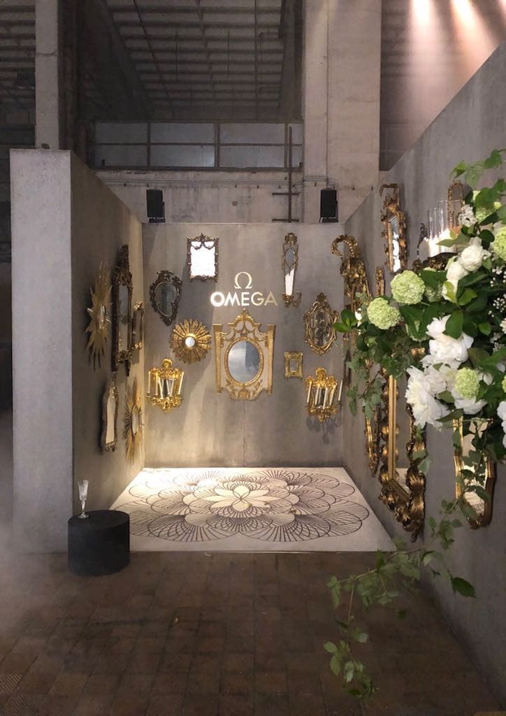 The industrial space was transformed into a surreal wonderland with vignettes recreating fairytales set against raw concrete interiors.