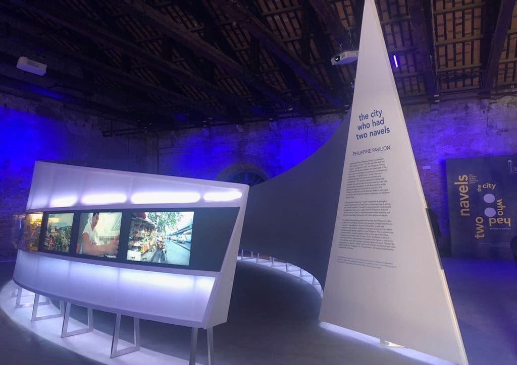 The vernissage of the Philippine Pavilion opened The City Who Had Two Navels at the Artigliere of the Arsenale in Venice, Italy
