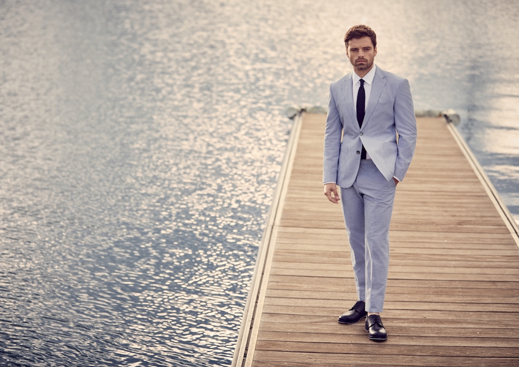 BOSS Spring/Summer 18 Summer Ease campaign starring Sebastian Stan 