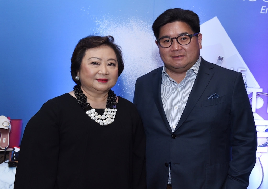 SSI Group Chairman Zenaida Tantoco and SSI Group, Inc. President Anton Huang