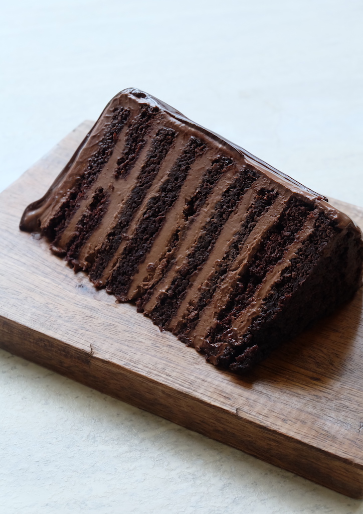 17 layer chocolate cake by Workshop