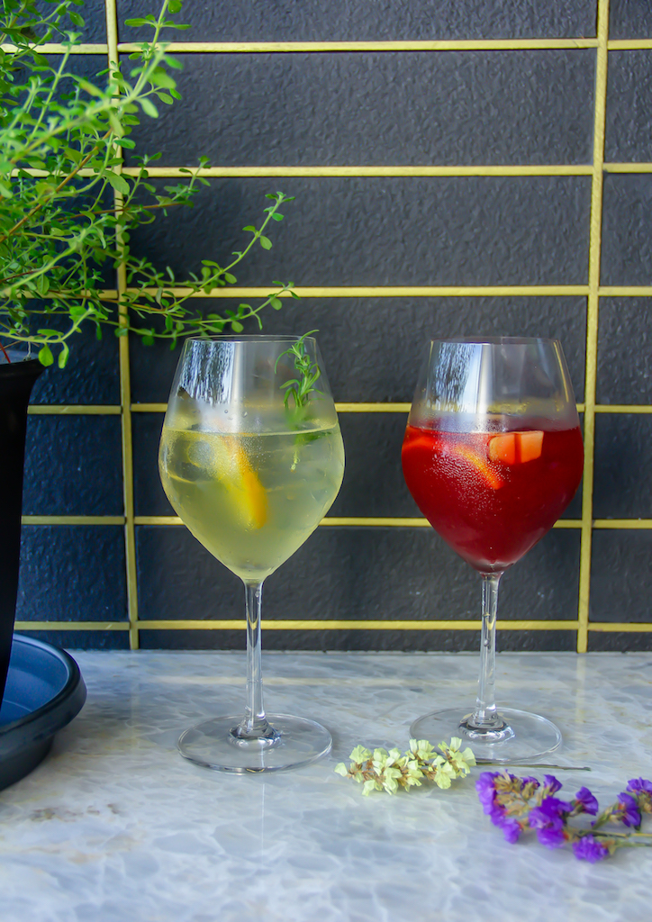 Tea-infused cocktails at Perry's