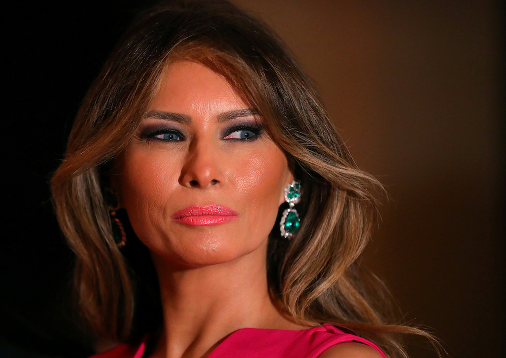 United States of America First Lady Melania Trump (Photograph courtesy of Carlos Barria)