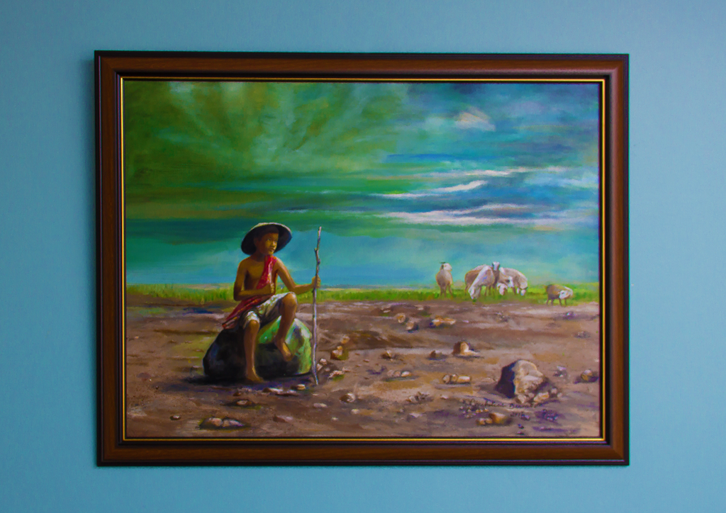 Conchita Sevilla-Bernardo painting (Photography by Yukie Sarto) Conchita Sevilla-Bernardo painting (Photography by Yukie Sarto) 