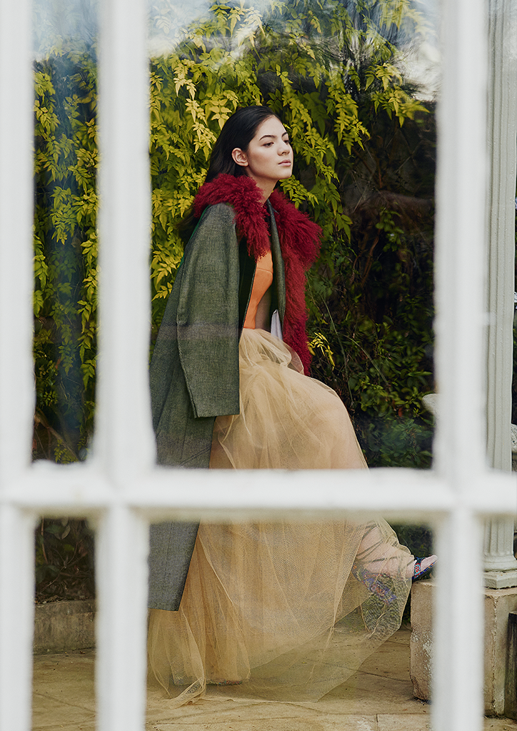 Kerry Tinga in Lesley Mobo for Lifestyle Asia's cover shoot, February 2017 