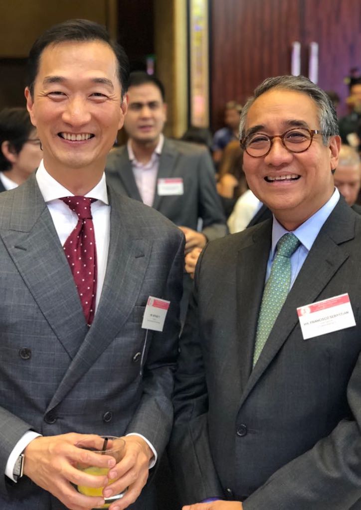 Metrobank Chairman Arthur Ty, Francis Sebastian