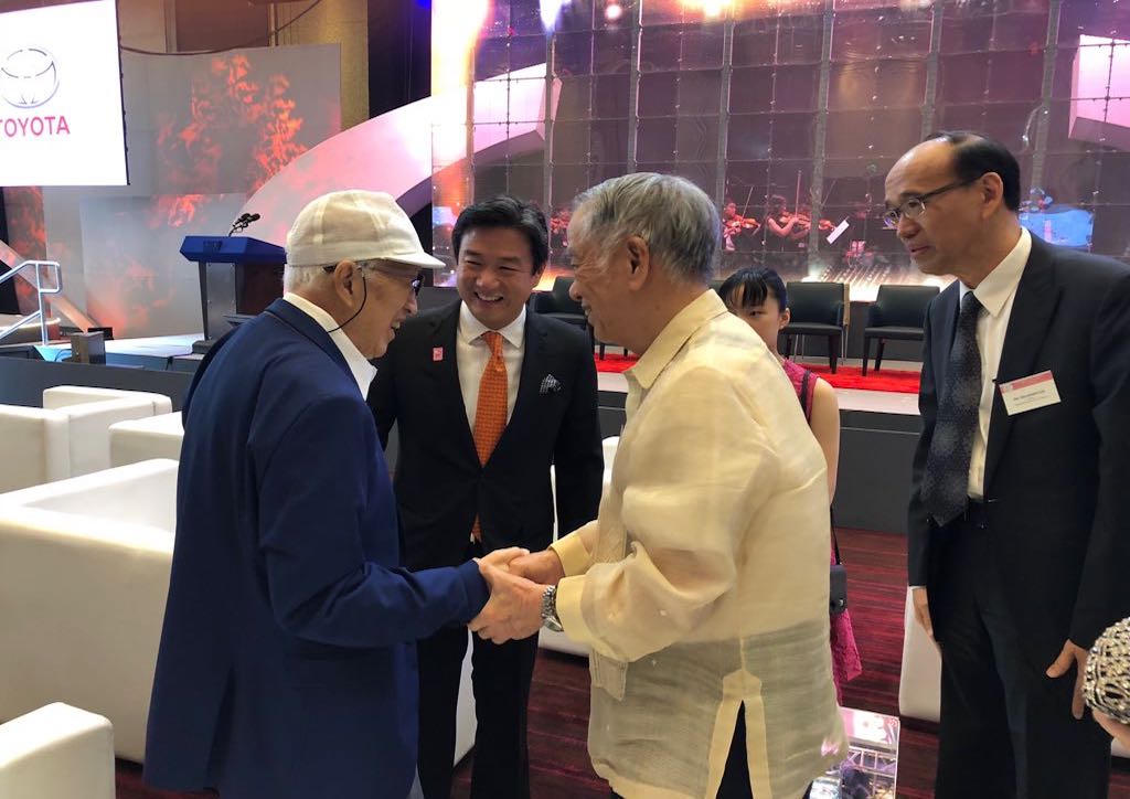 Metrobank Group Chairman George SK Ty, Alfred Ty, Lucio Tan