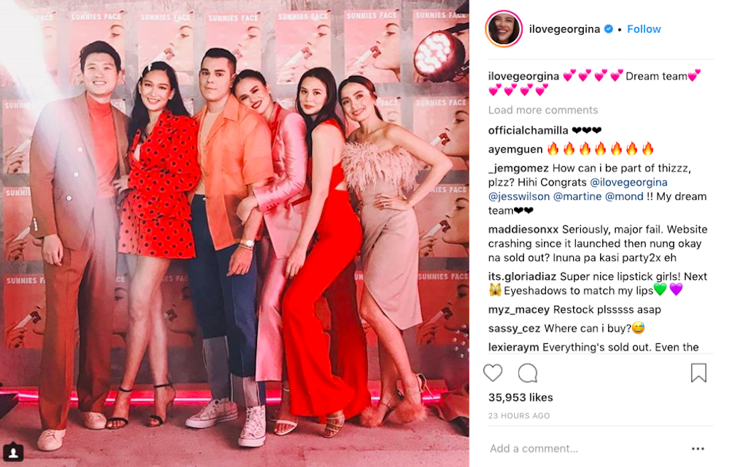 Photograph courtesy of @ilovegeorgina (Instagram)