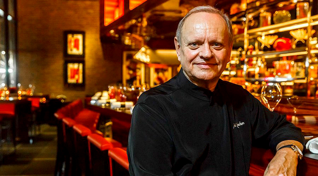 The world-acclaimed chef at L'Atelier de Joël Robuchon in New York