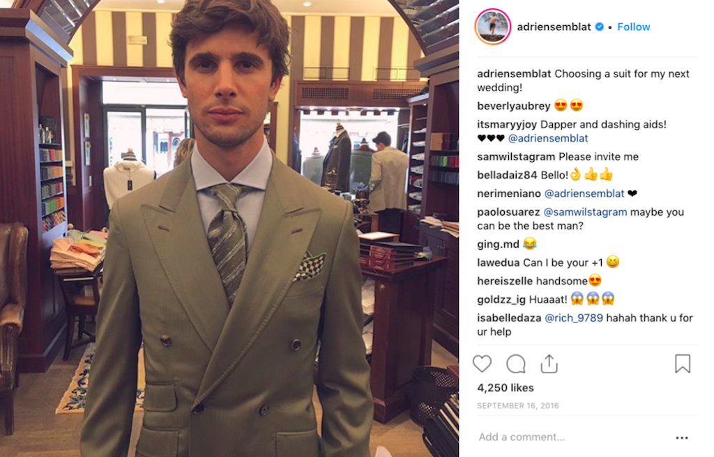 Adrien Semblat (Photograph courtesy of his Instagram @adriensemblat)