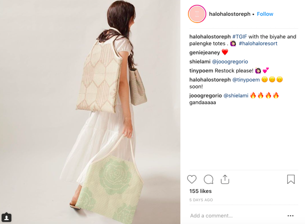 Photograph courtesy of Halo Halo's Instagram @halohalostoreph