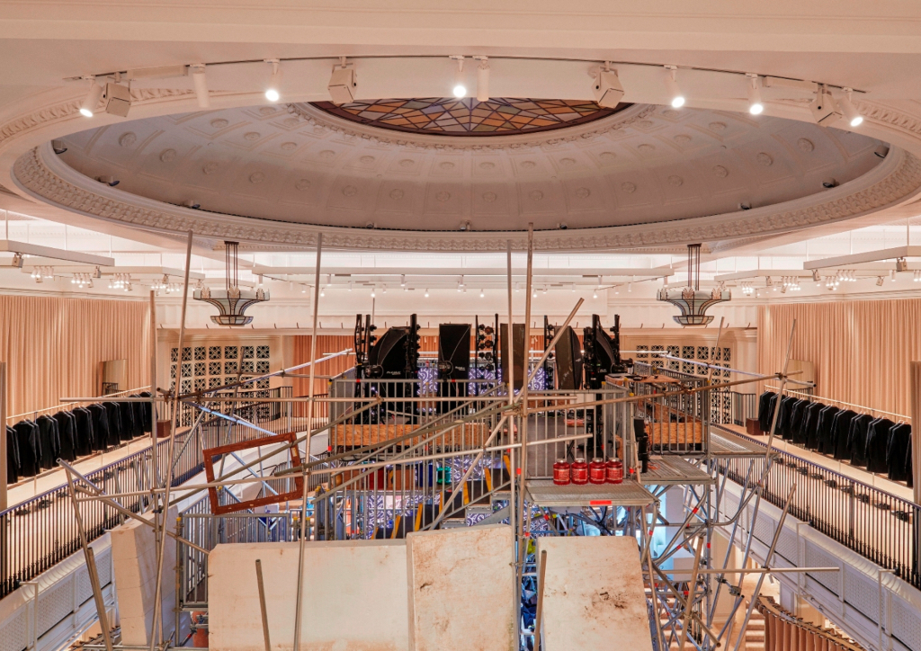 "The Tisci Touch" - the new Burberry Creative Director adds a modern touch to the classic interiors of the Burberry flagship store in London 