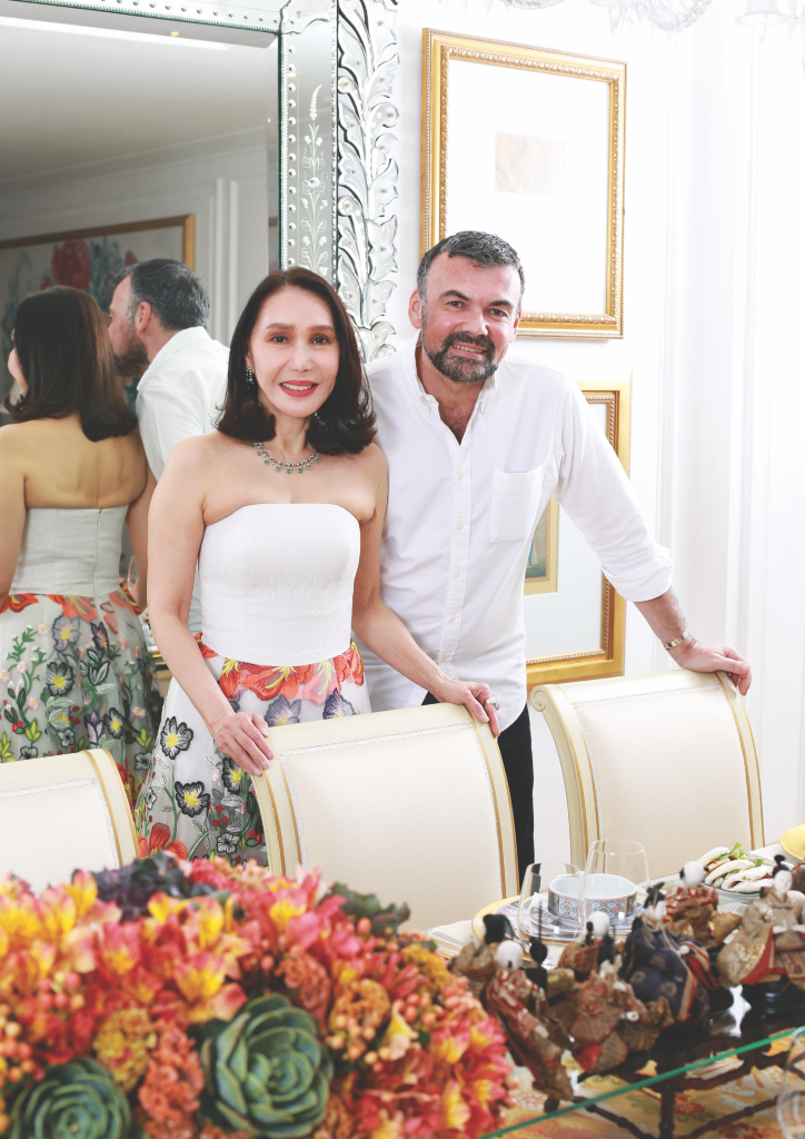 Agnes Huibonhua with Chef Xavier Btesh (Photograph by Reau Guttierez)