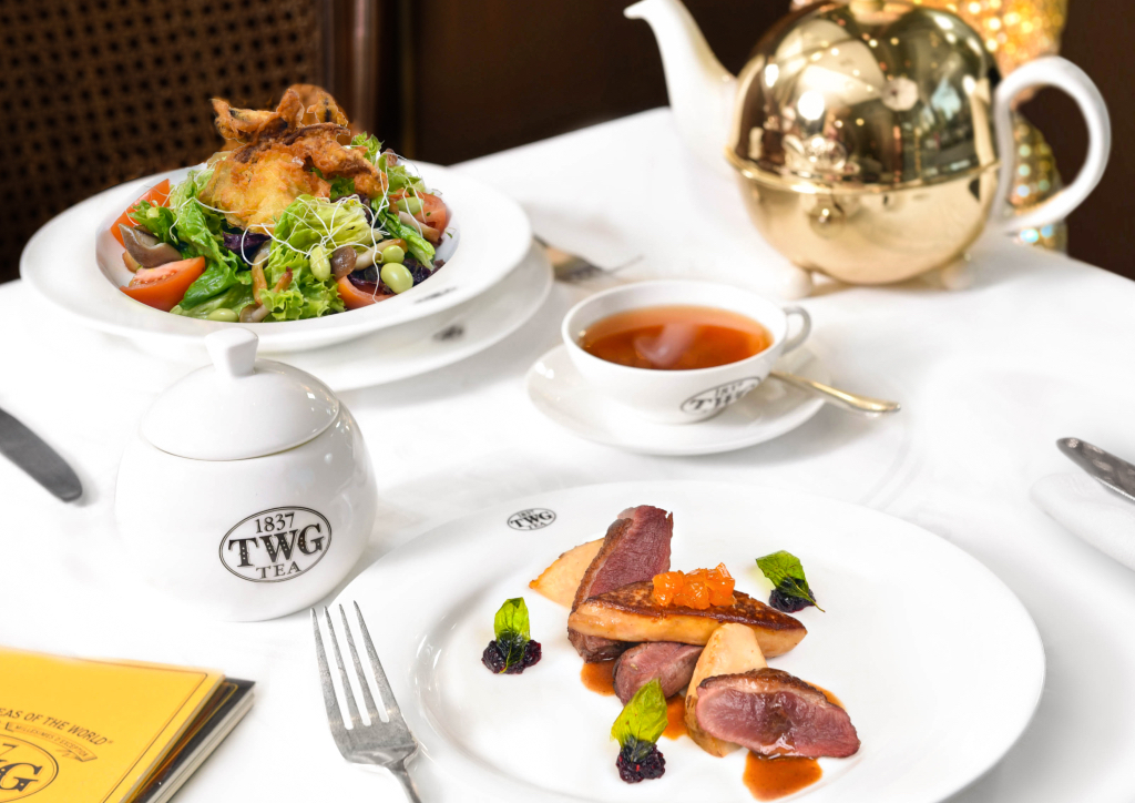 Duck & Foie Gras with Salad