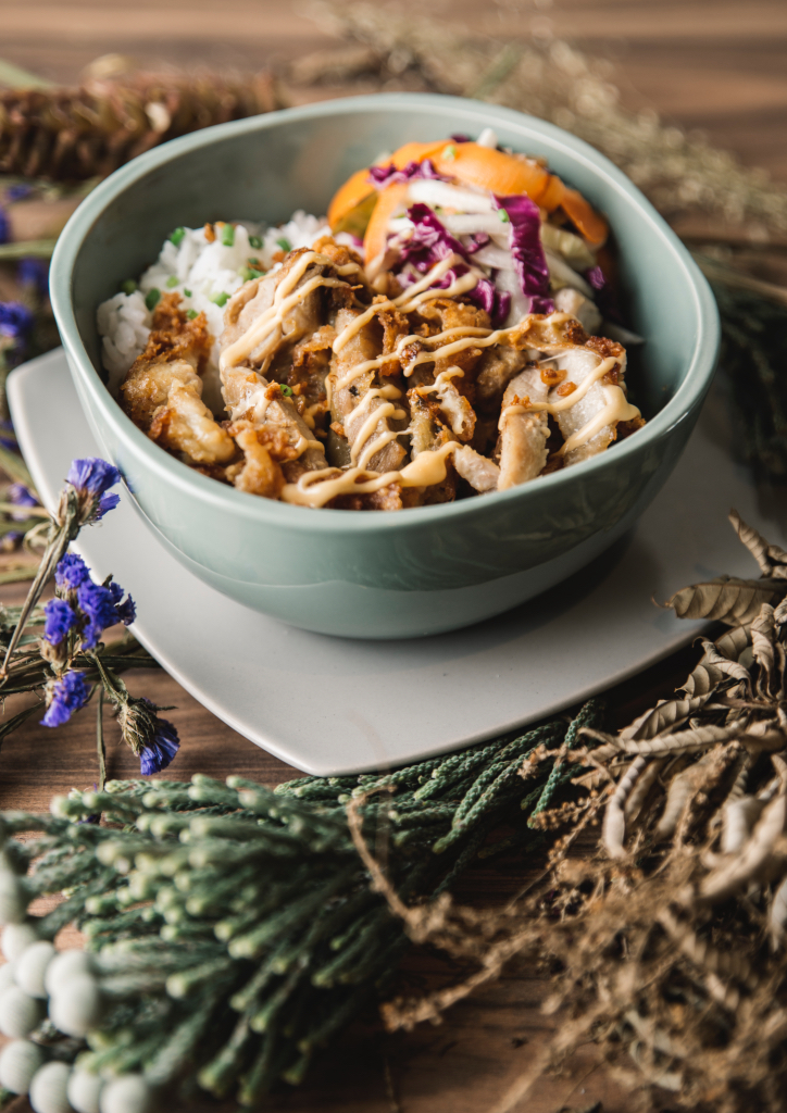 Fried Chicken Rice Bowl (Photograph by Ron Mendoza)