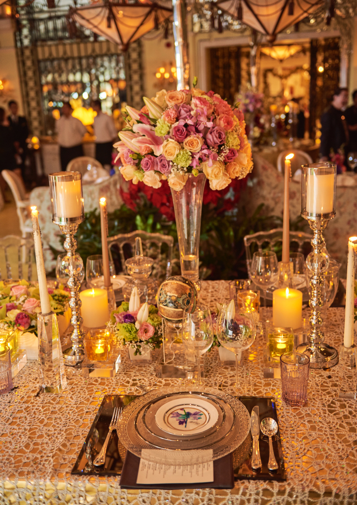 Guests had personalized plates with their names on it at Benjie Yaps birthday party (Photograph by Hub Pacheco)