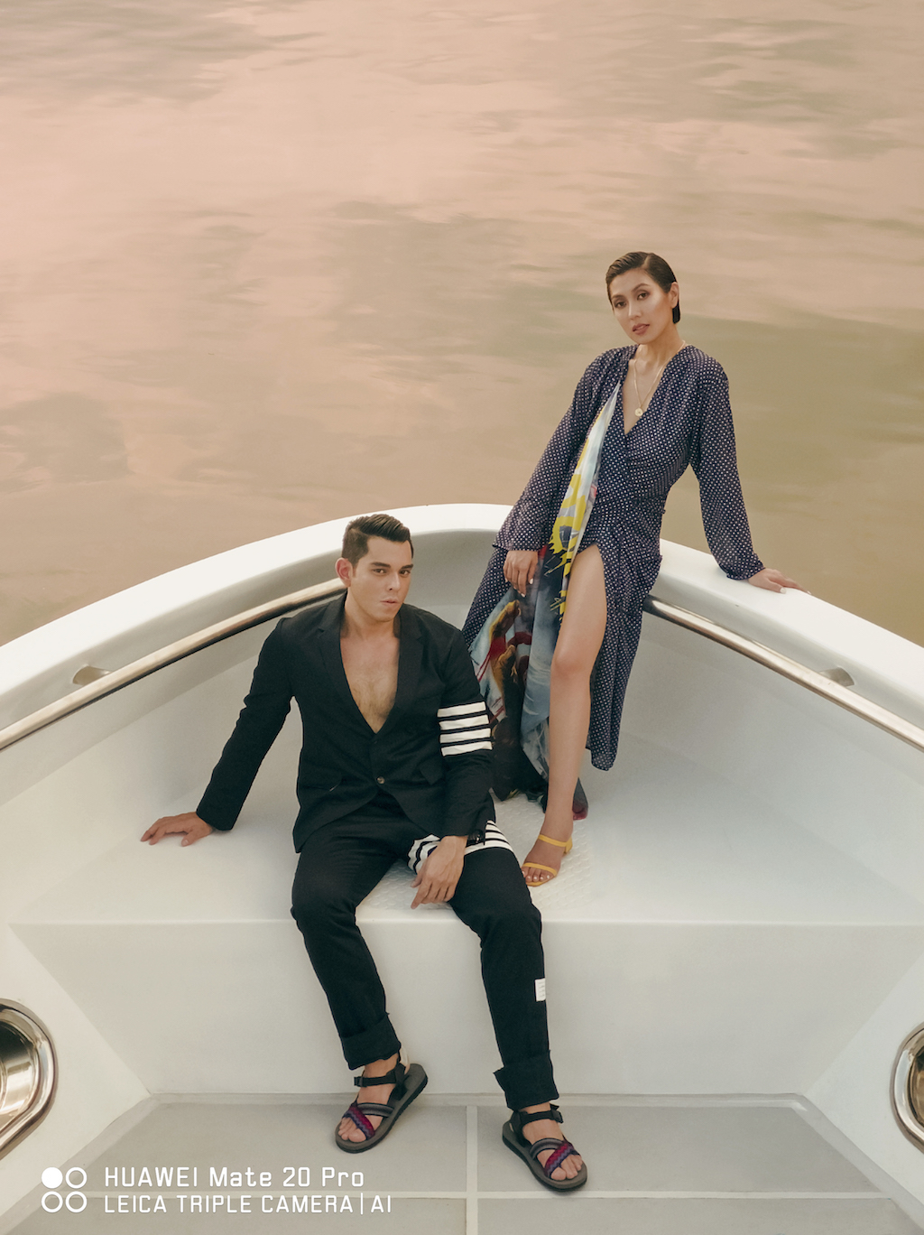 Mond Gutierrez and Liz Uy for Lifestyle Asia, November 2018 Issue (Photograph by Charisma Lico, shot with a Huawei Mate 20 Pro)