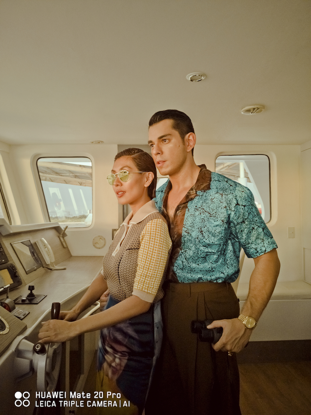 Mond Gutierrez and Liz Uy for Lifestyle Asia, November 2018 Issue (Photograph by Charisma Lico, shot with a Huawei Mate 20 Pro)