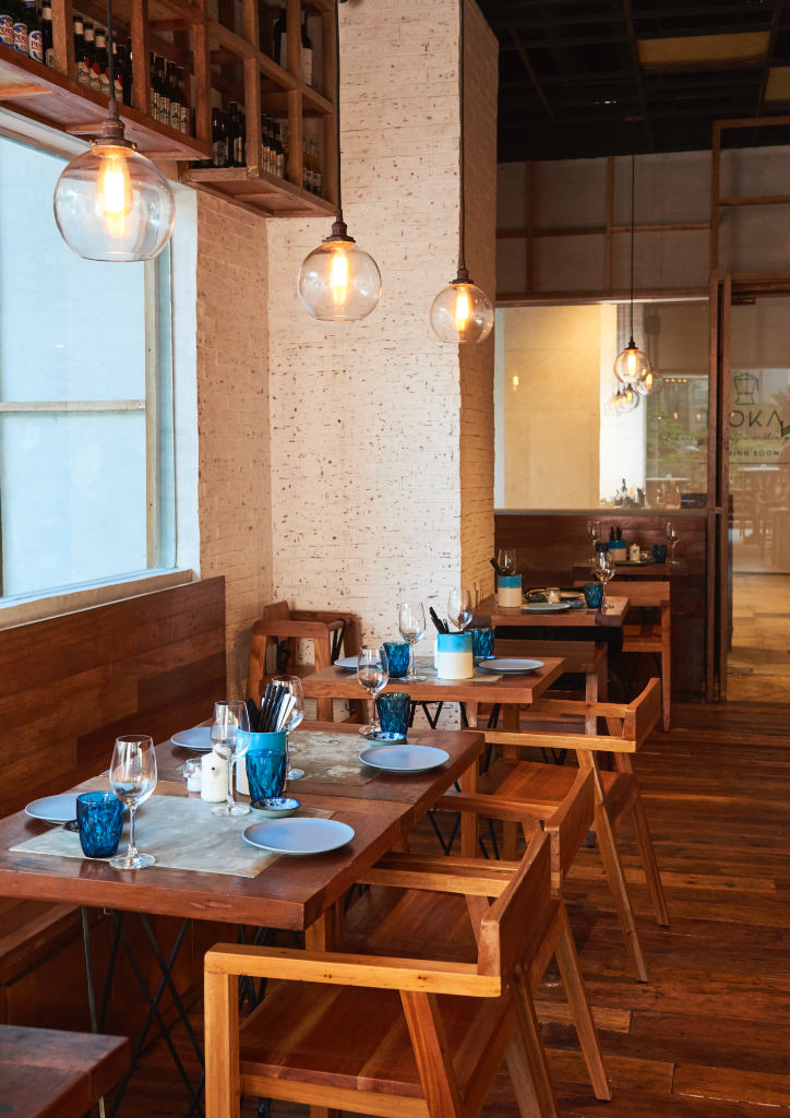 Taking cues from its sister restaurant, Nikkei Nama's interiors are minimalist with a lot of wood details (Photograph by Hub Pacheco)