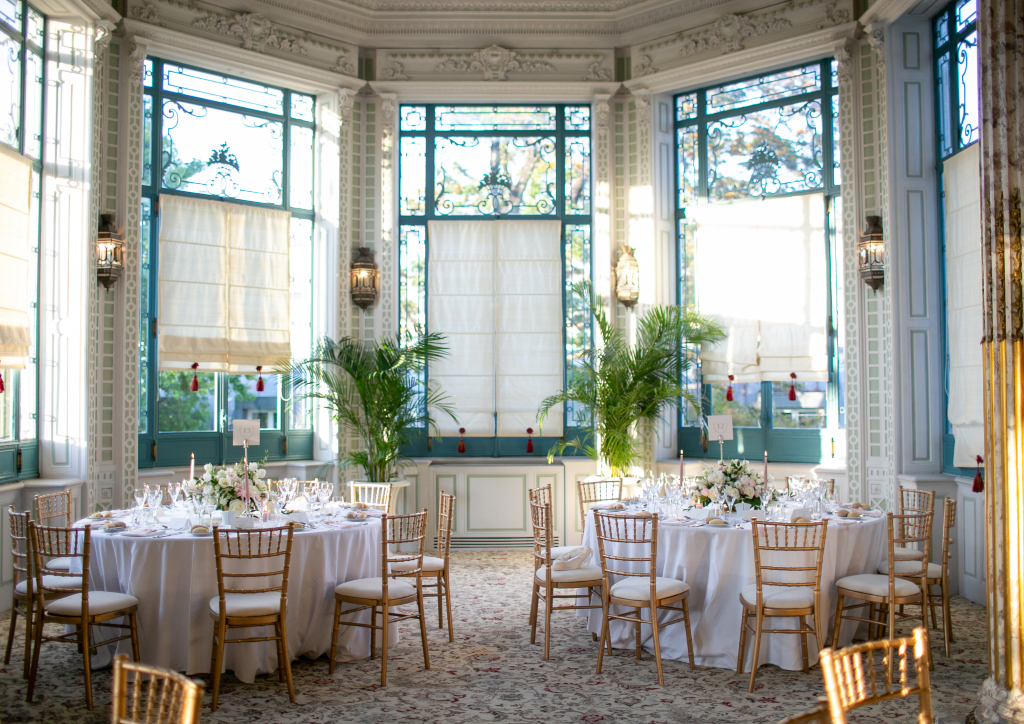 The grand wedding reception of Anne Gauthier and Mickael Das Neves was held at the Pestana Palace (Photograph by Catarina Zimbarra)