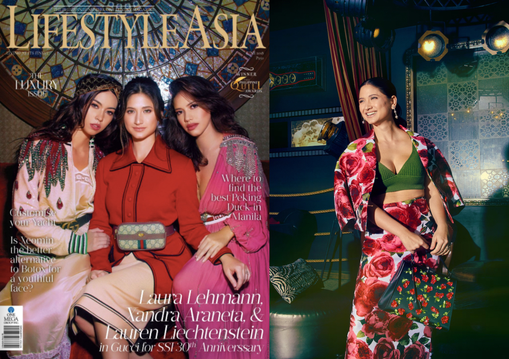 LIFESTYLE ASIA JUNE 2018 - Laura Lehmann, Xandra Rocha Araneta & Lauren Liechtenstein (Photograph by Yukie Sarto)