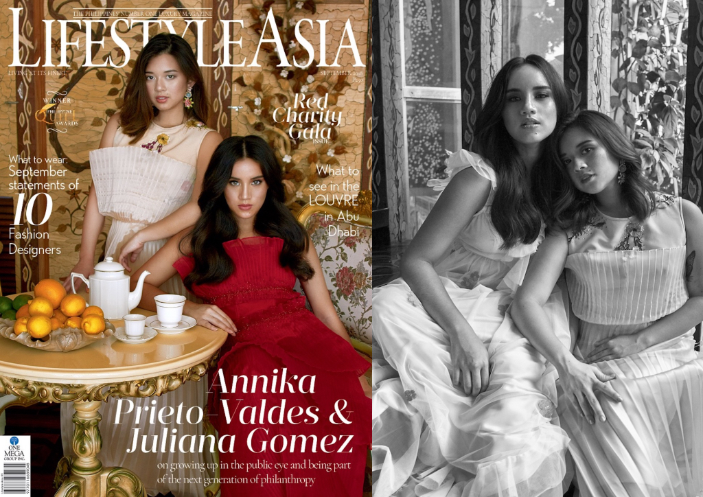 LIFESTYLE ASIA SEPTEMBER 2018 - Annika Prieto-Valdes & Juliana Gomez (Photograph by Yukie Sarto)