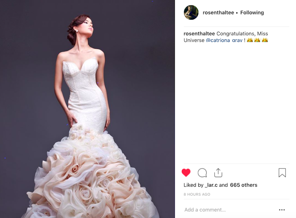 Photograph courtesy of Rosenthal Tee's Instagram account @rosenthaltee