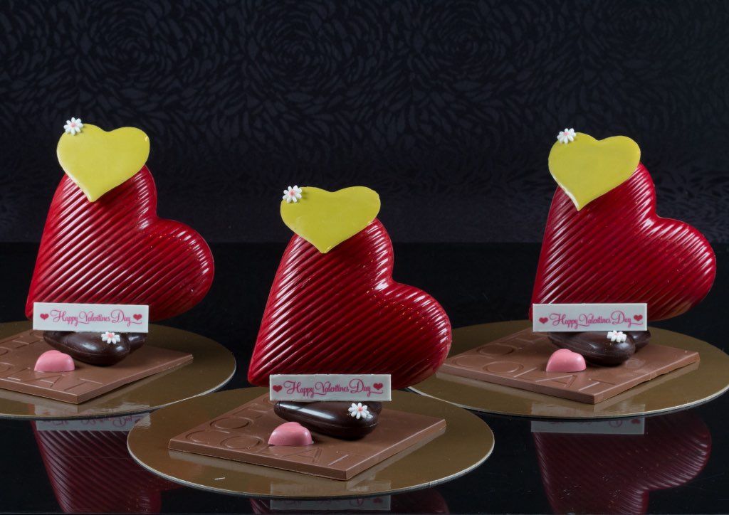 Chocolate pralines for a sweet Valentine's day