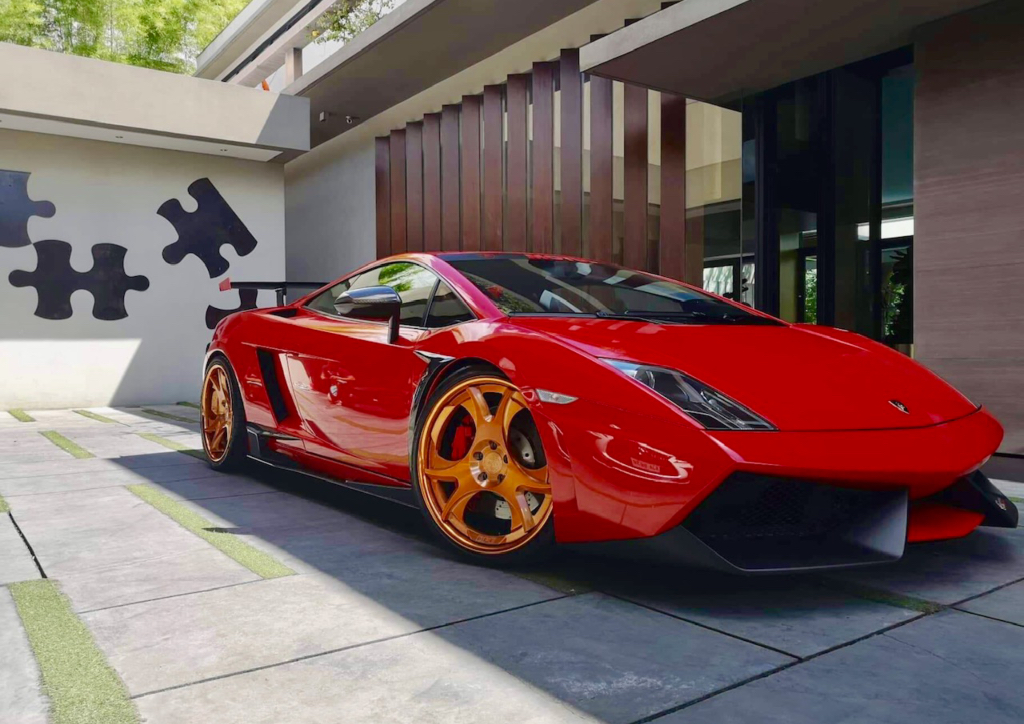 A Ferrari that Keith modified for a client