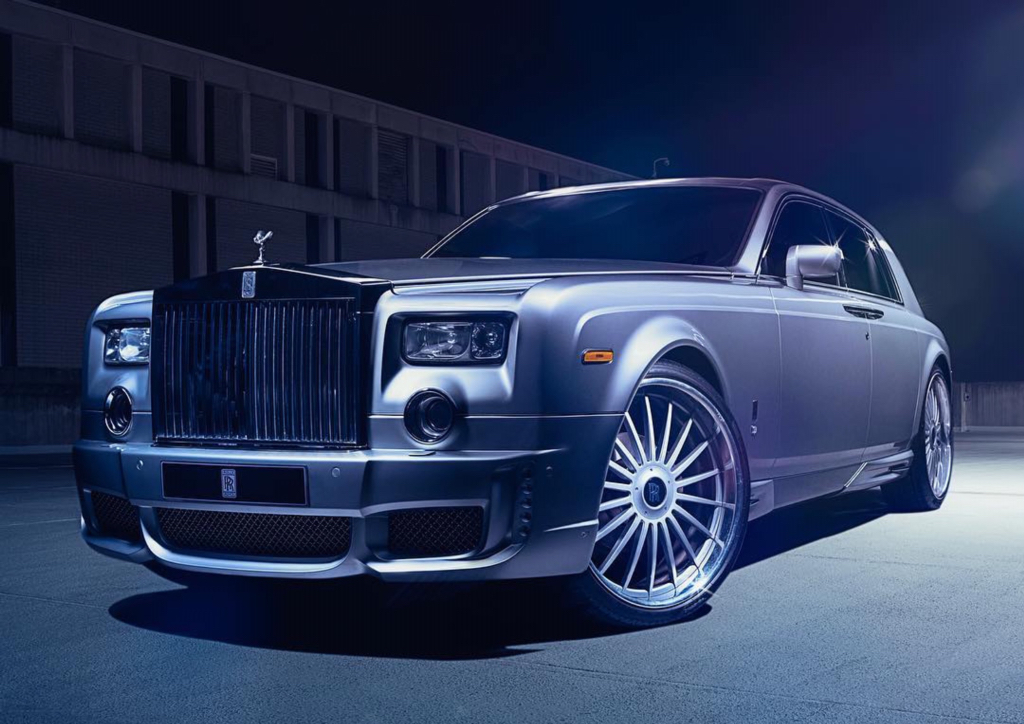 A Rolls-Royce that Keith Haw modified through his company, Import Hookup