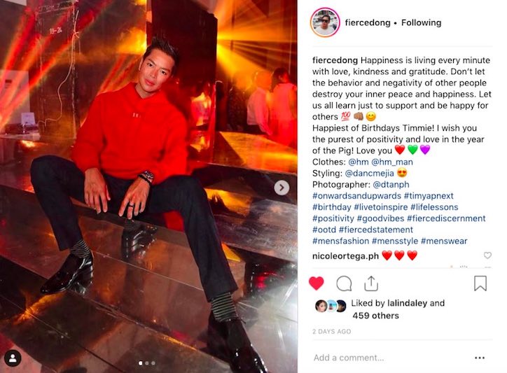 Lifestyle Asia's new EIC at Tim Yap Birthday Party