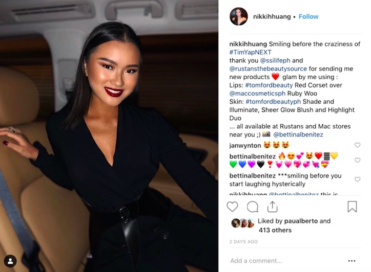 Nikki Huang at Tim Yap Birthday Party