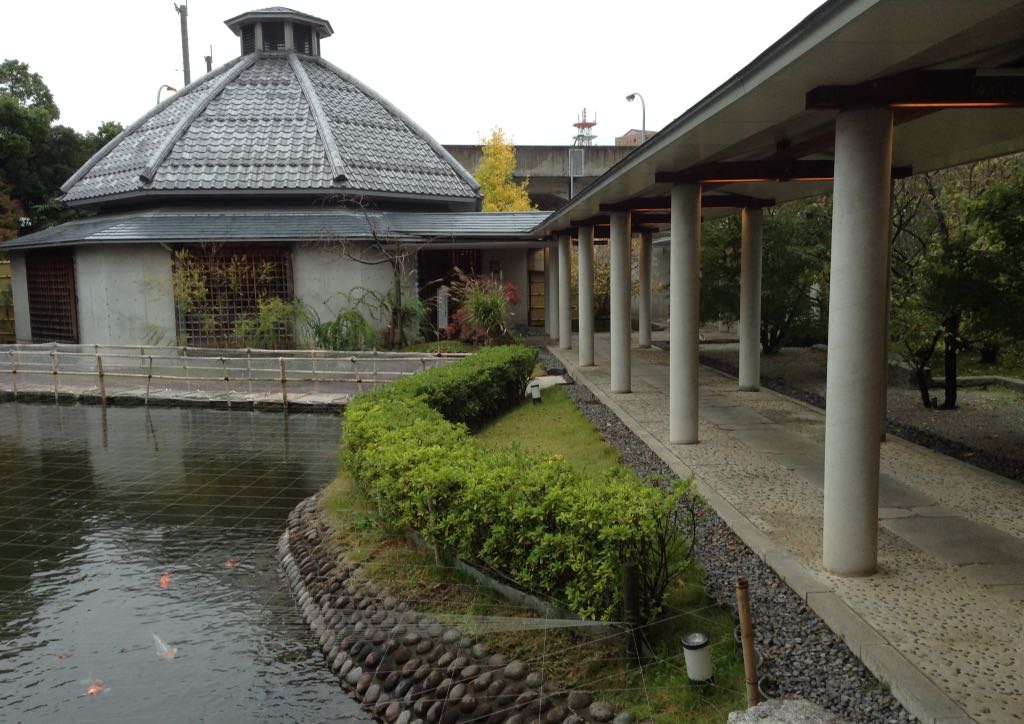 The entrance to the ryokan