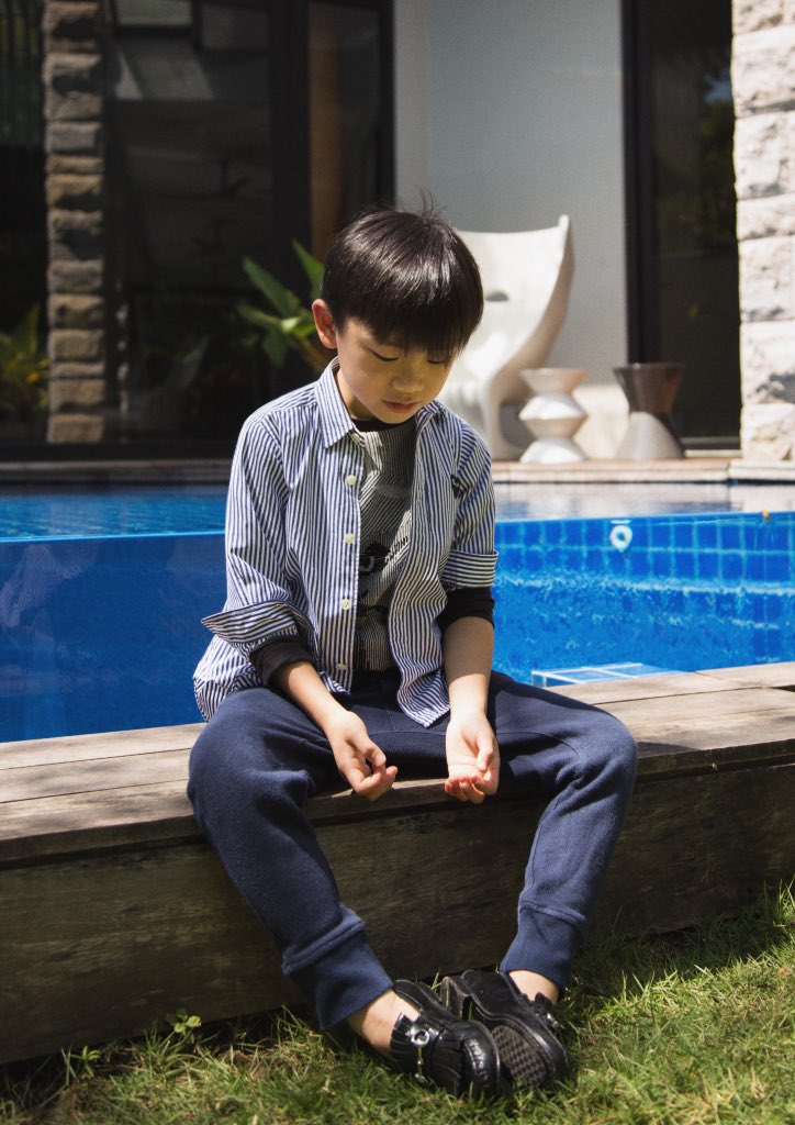 Kenzo Teo is a very intelligent seven year old (Photograph by Jack Alindahao)