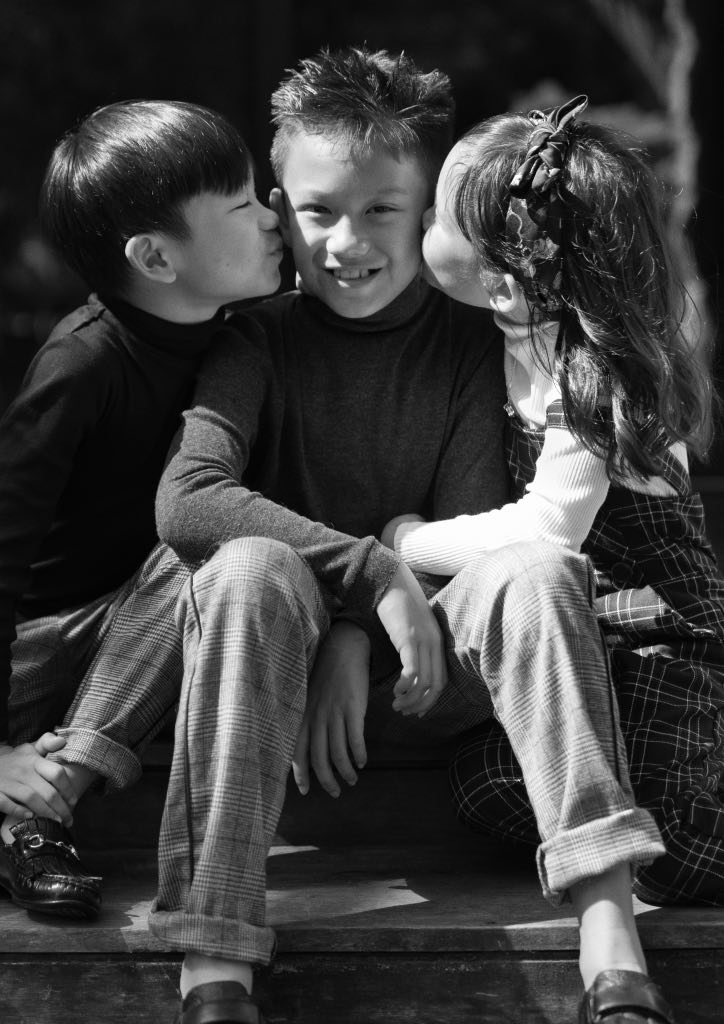 Siblings Kenzo, KenZ and Keli Teo have a very close bond (Photograph by Jack Alindahao)