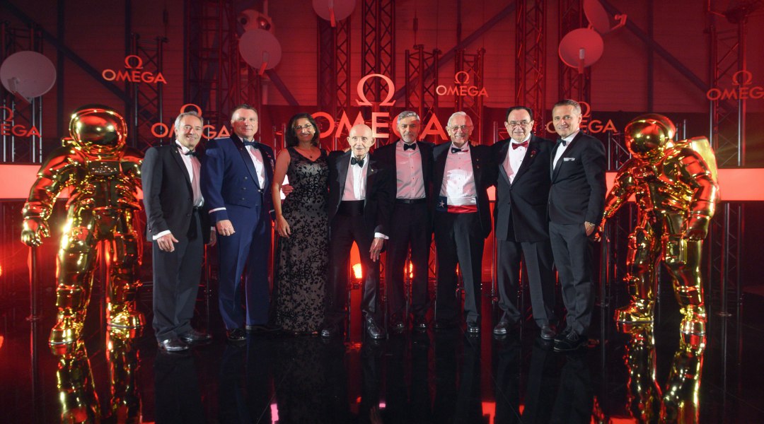 omega 50th anniversary of first wristwatch worn on moon event