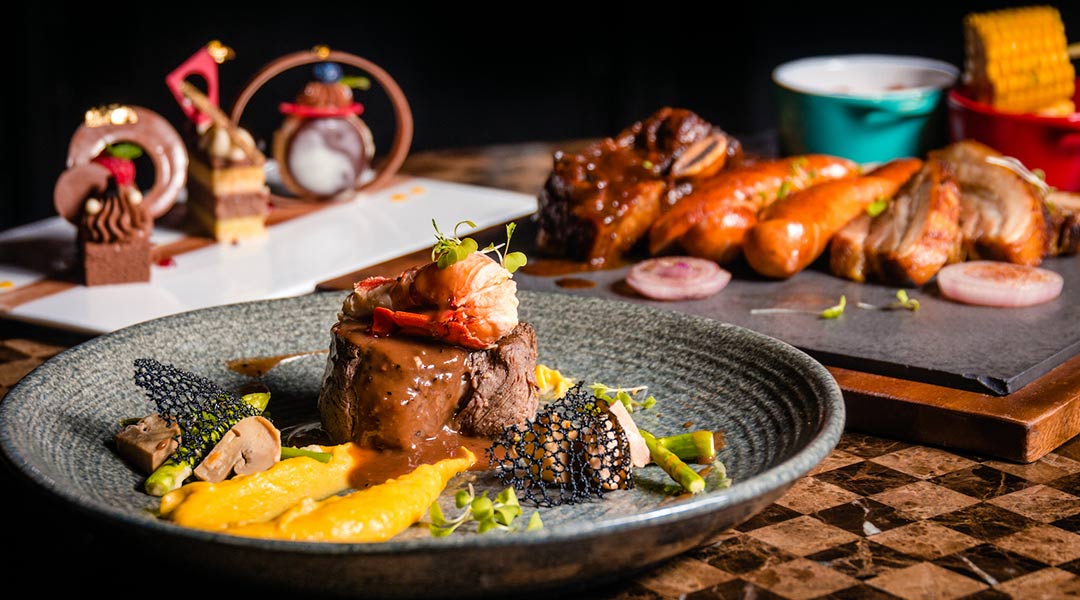 Sofitel Le Bar coffee trio cake