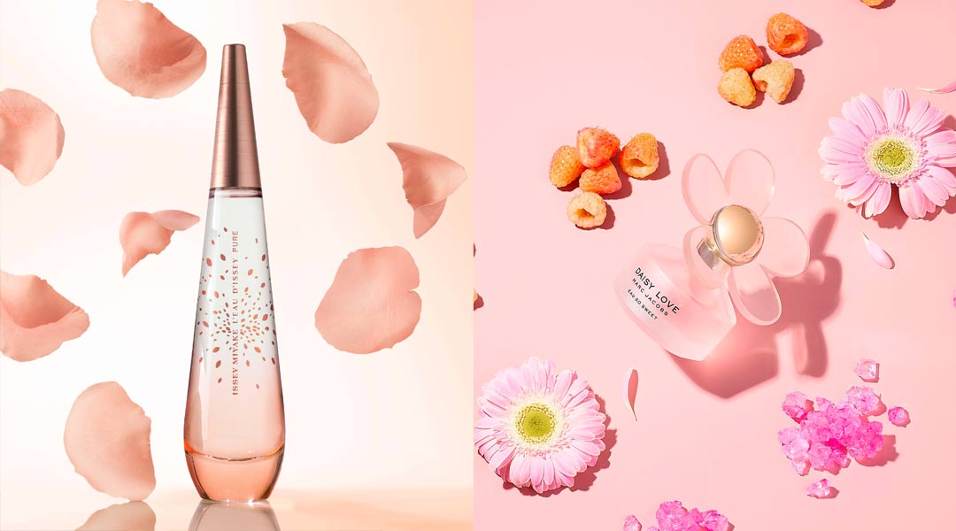 Issey Miyake Petal de Nectar and Marc Jacobs Daisy.