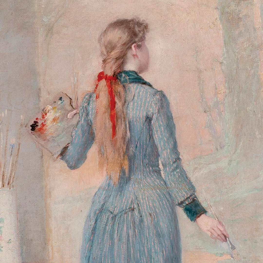 La Pintura painting of Félix Resurrección Hidalgo