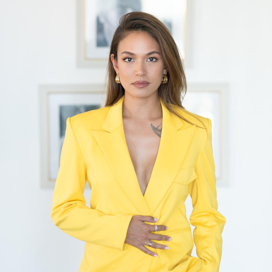 Samantha Richelle wearing Salvo Women