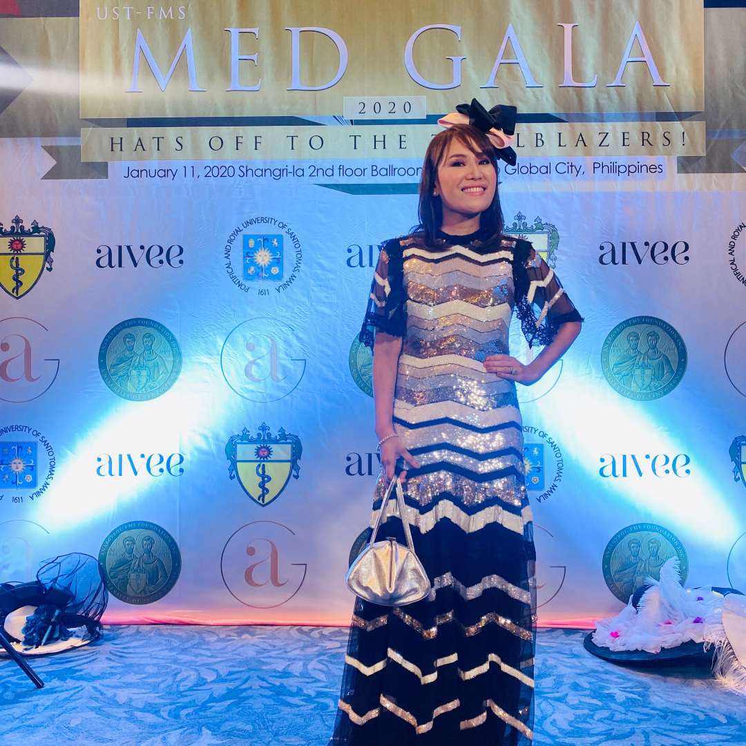 Dr. Aivee Teo at the UST Med Gala 2020