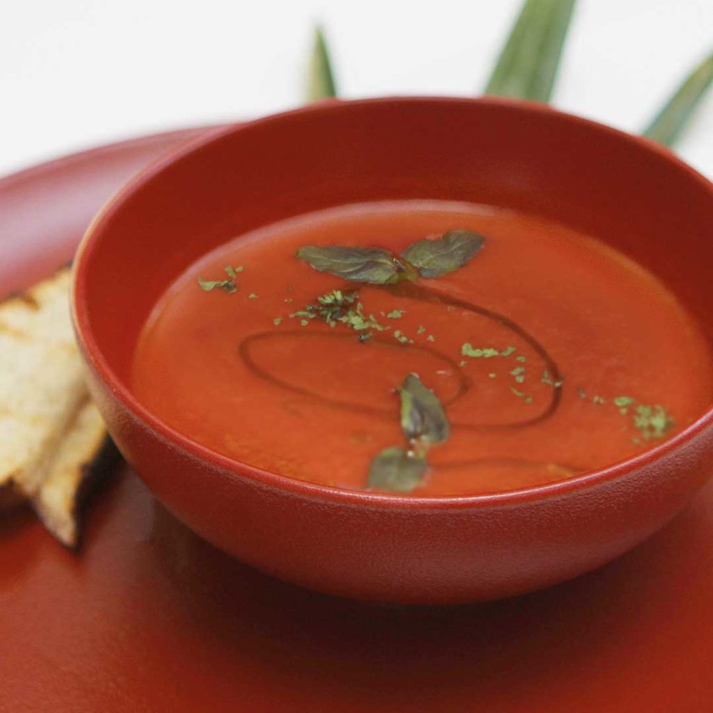 Tomato Soup with Basil