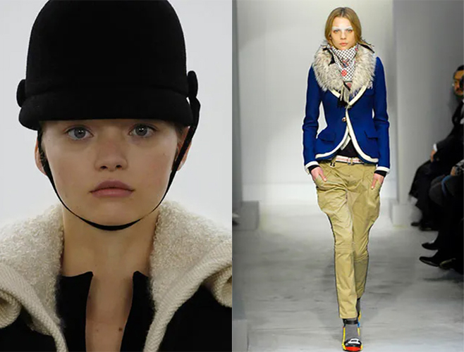 L: Balenciaga AW 2006, R: Balenciaga AW 2007