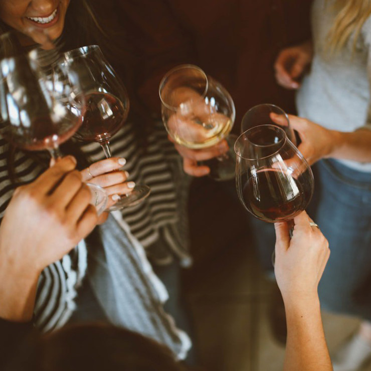 People enjoying a party