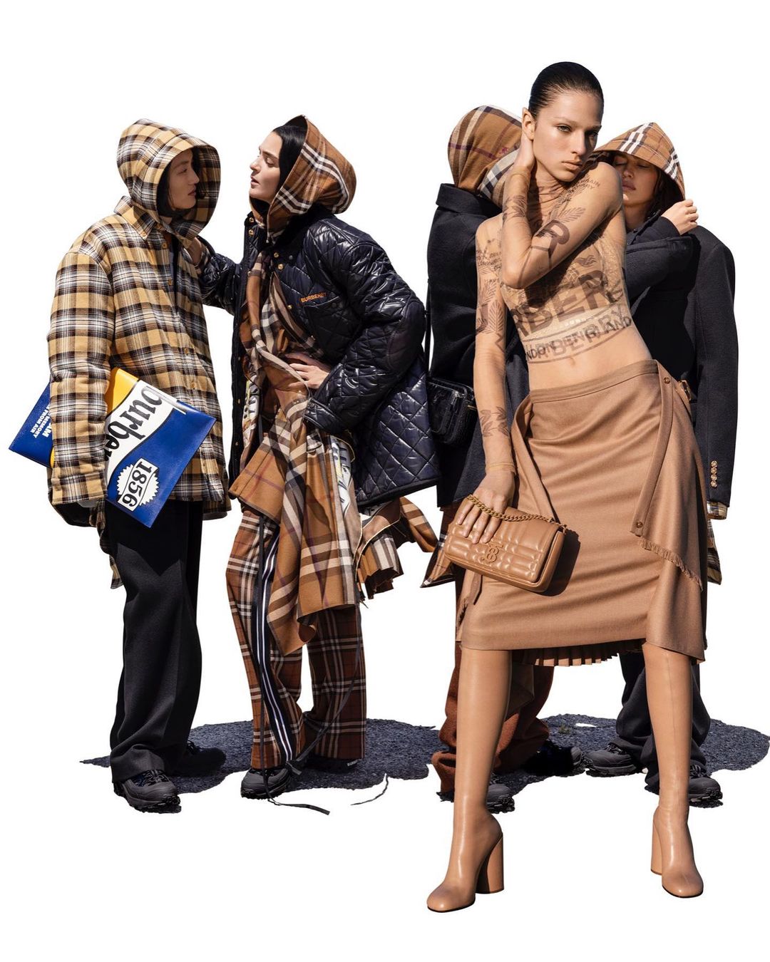 Burberry pieces by Riccardo Tisci