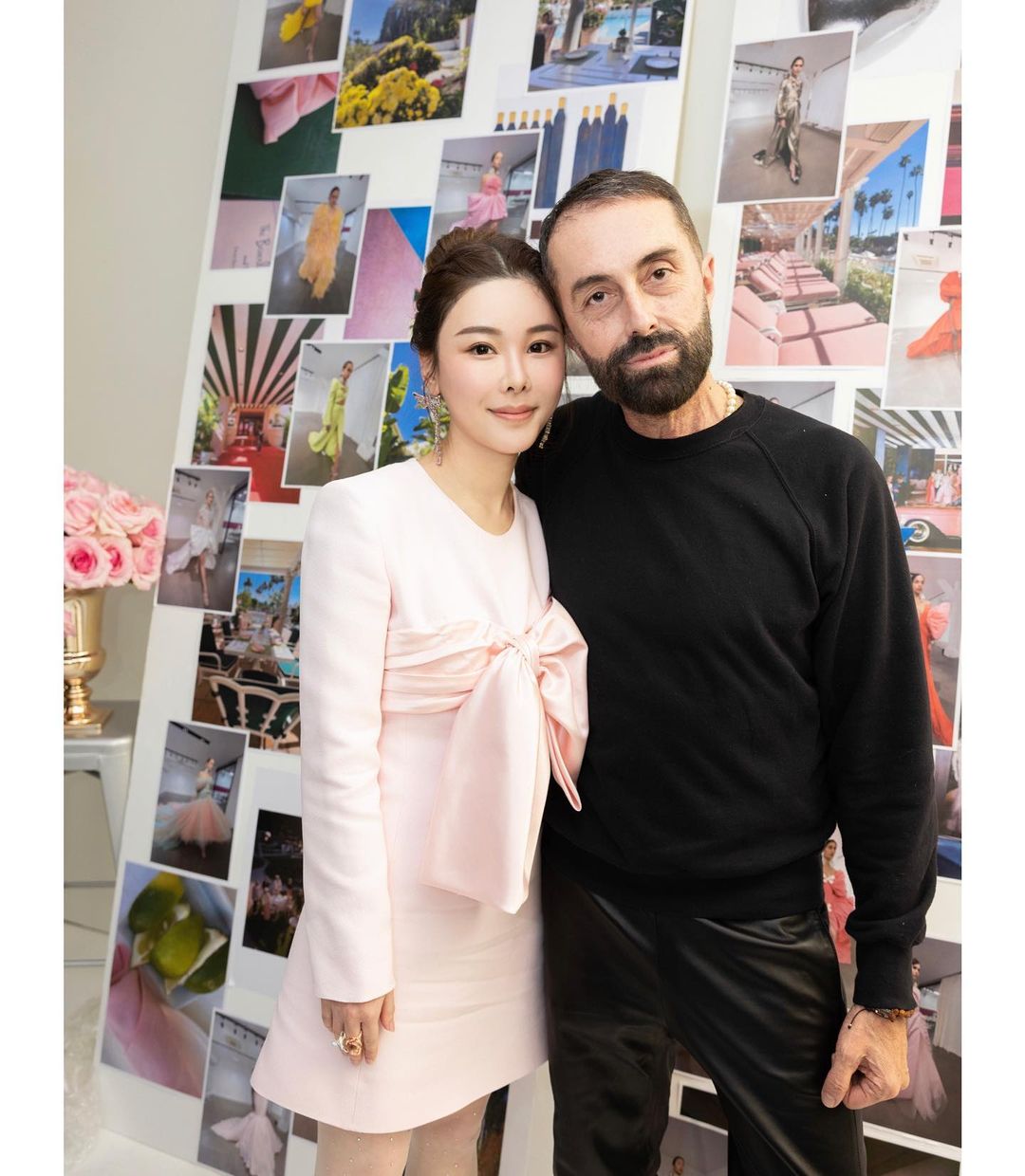 Abby Choi with Giambattista Valli