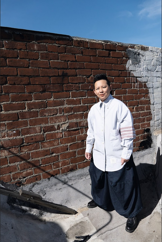 Designer and Emmy Award-winning television producer Rita Nazareno at the TheKounsil Workshop in Los Angeles