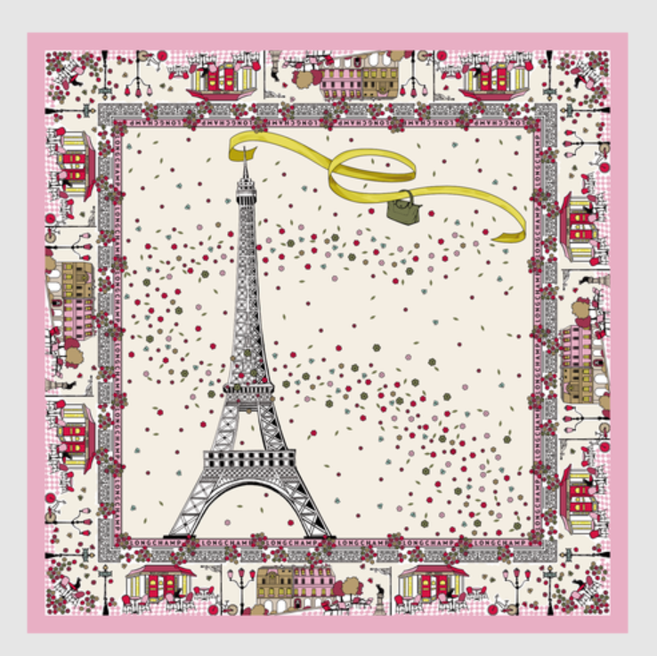 Longchamp Scarf Valentine’s Day Gift ideas